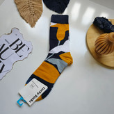 جوراب فانتزی ساق دار lucky socks طرح تابلو نقاشی