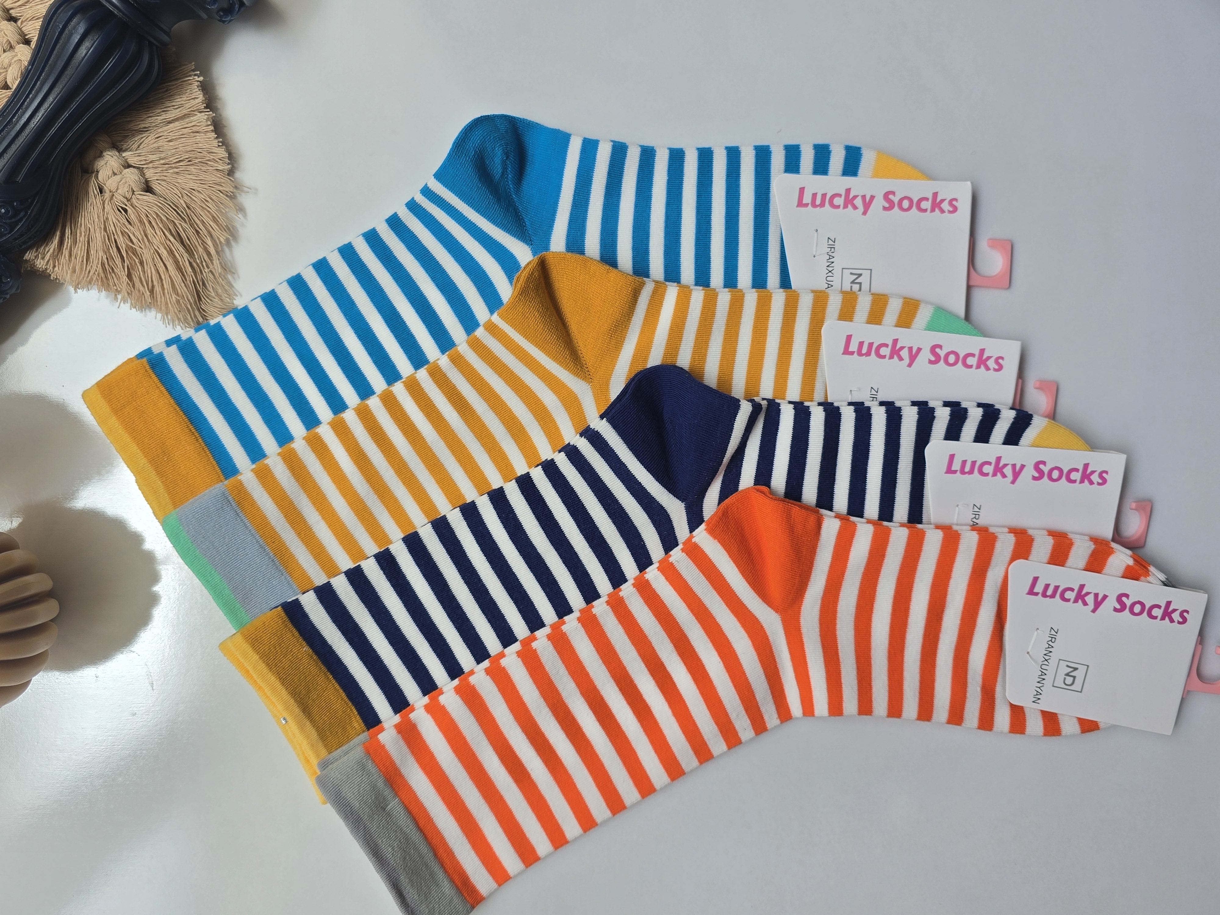 جوراب ساقدار فانتزی lucky socks